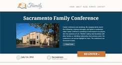 Desktop Screenshot of familyconferences.org
